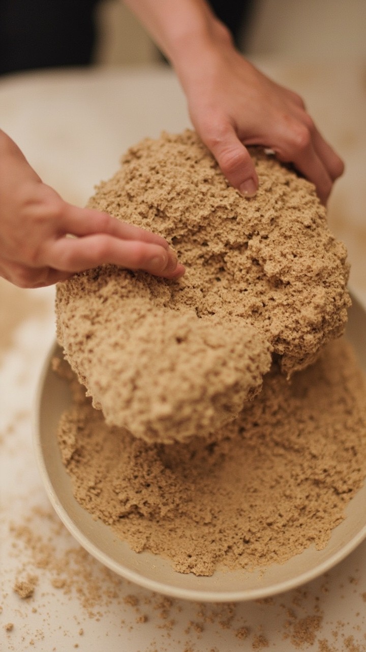 The Mixing of Kinetic Sand