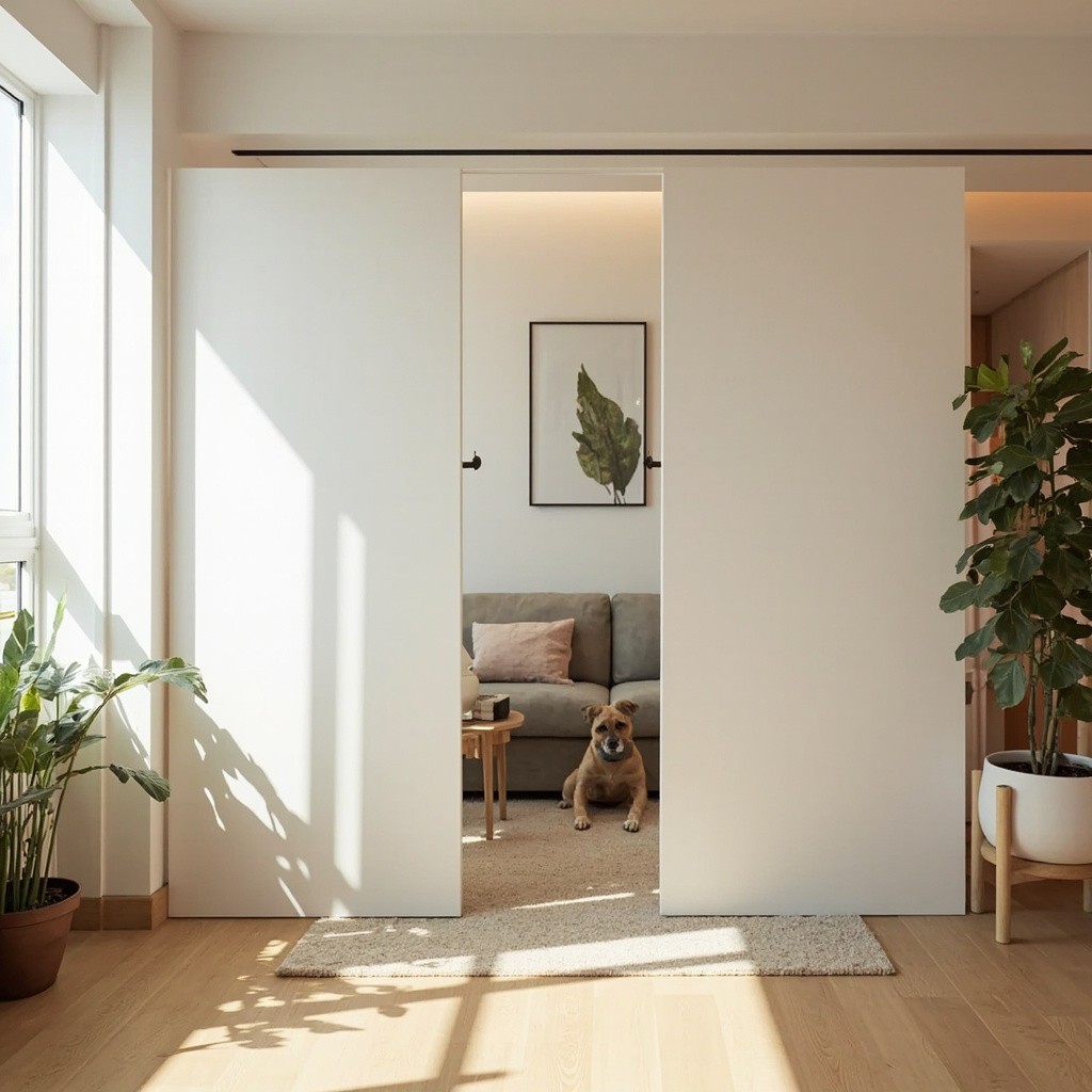 The Modern Pet-Friendly Korean Apartment Interior