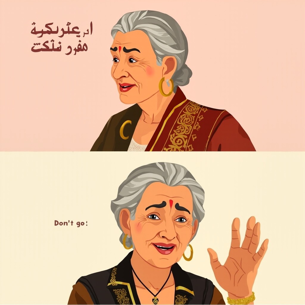 The Moroccan Grandmother in Two Moods