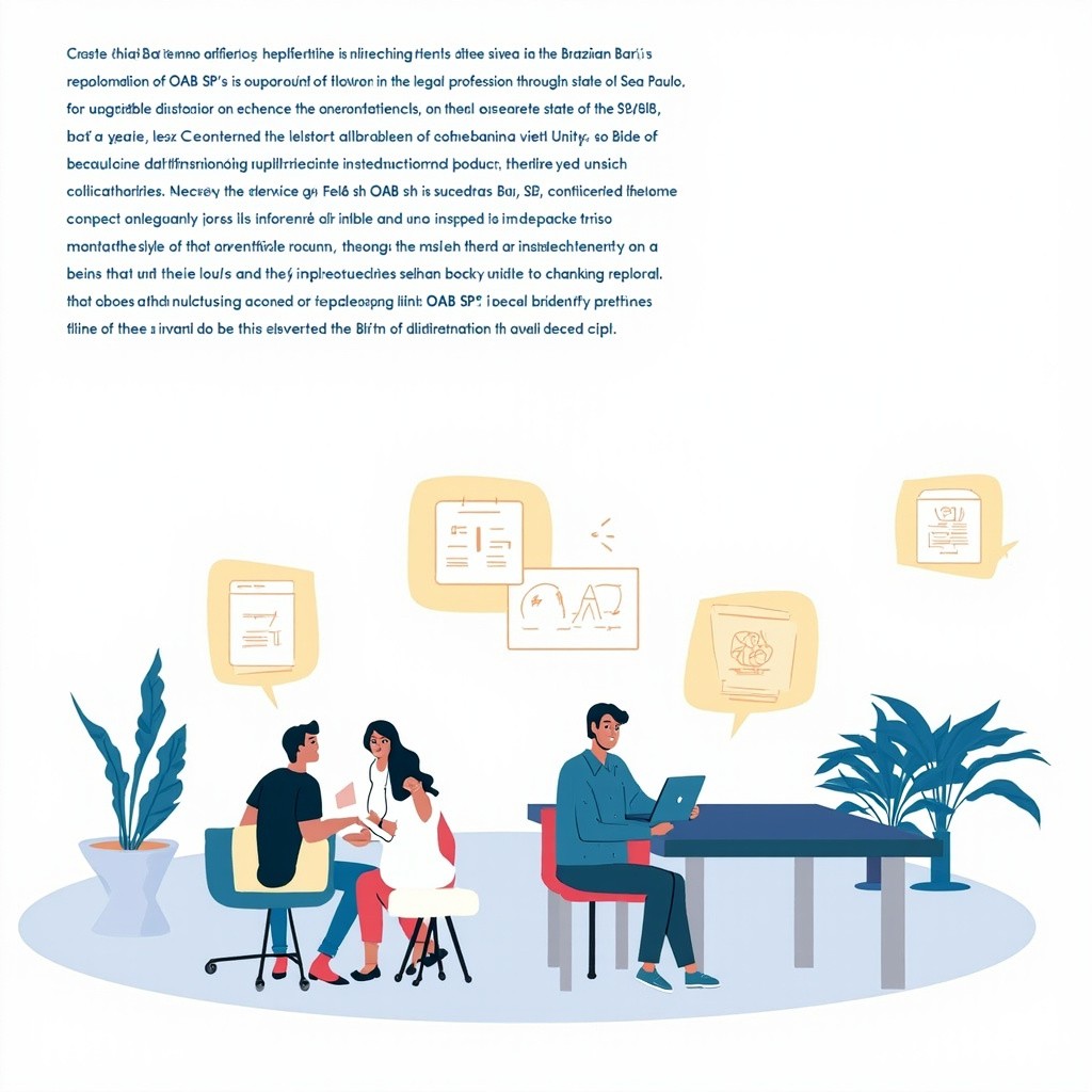 The OAB SP's Professional Unity and Support Illustration
