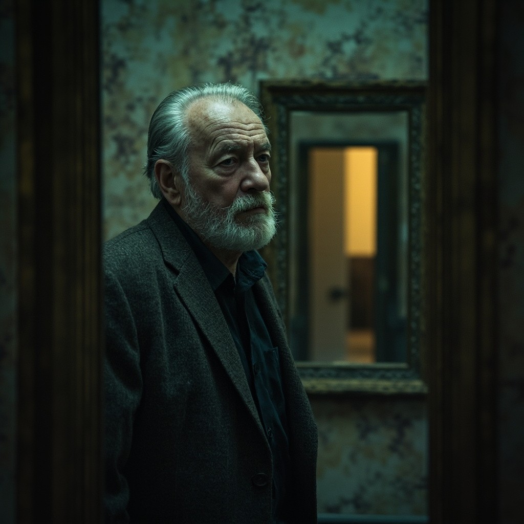 The Old Man's Cinematic Dream Flashback in Mirror