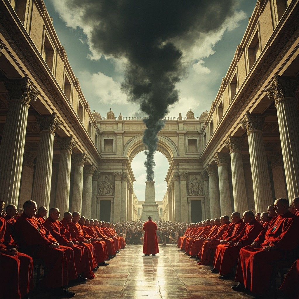 The Papal Conclave in Sistine Chapel, 2025