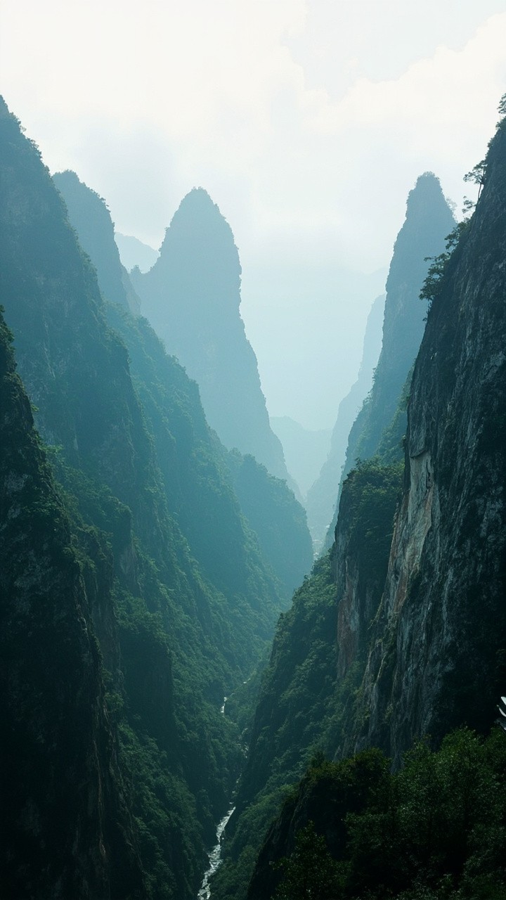 The Picturesque Tianzi Mountain Landscape