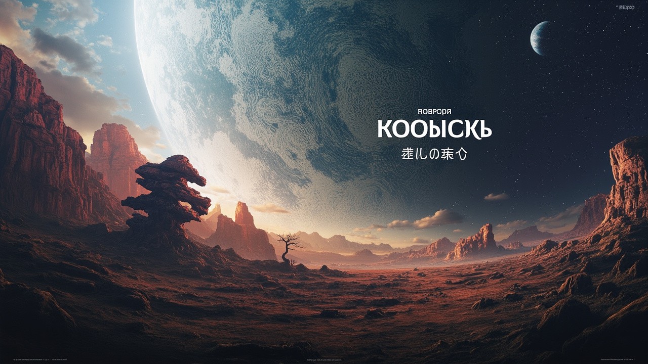 The Planet Landscape with a Monster