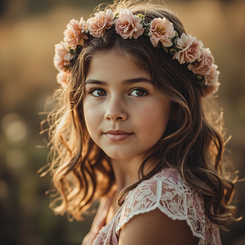 The Portrait of a Beautiful Girl
