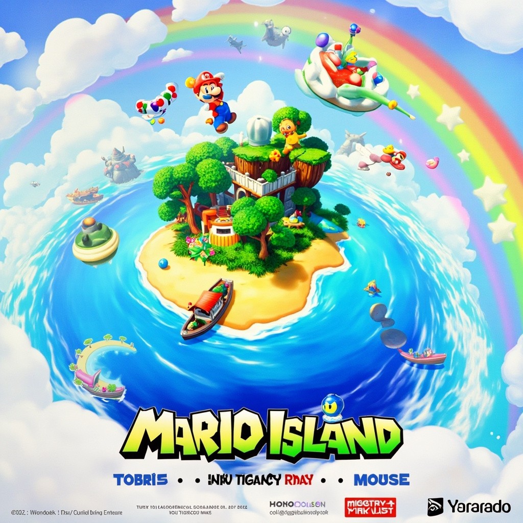 The Poster of Mario Island