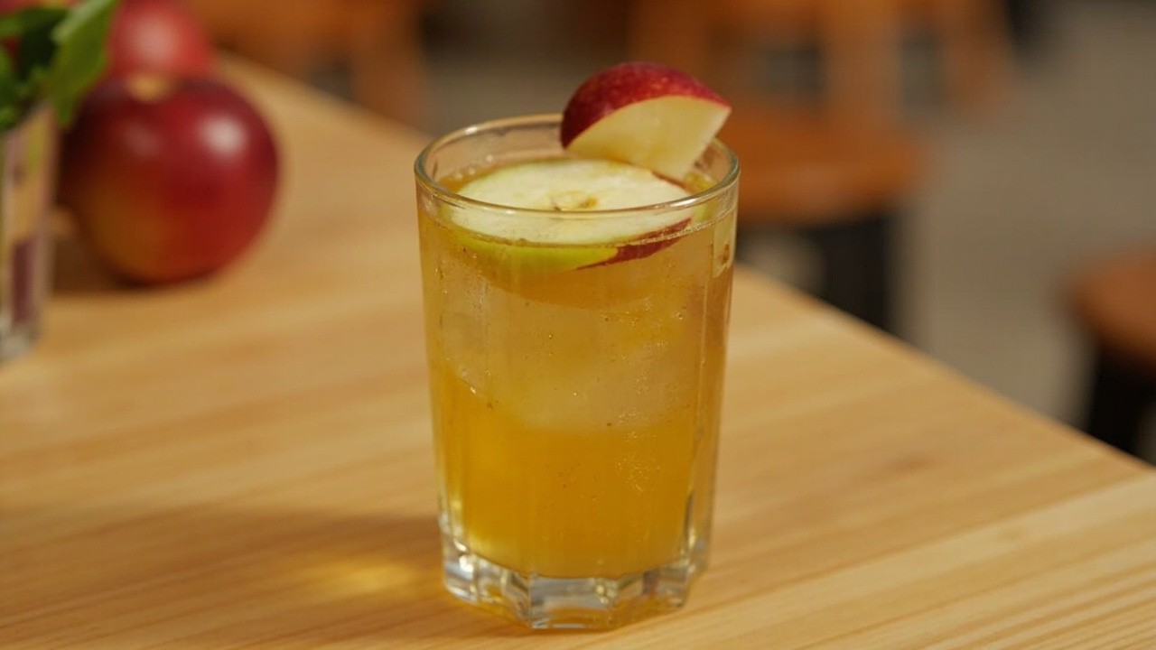 The Refreshing Apple Beverage