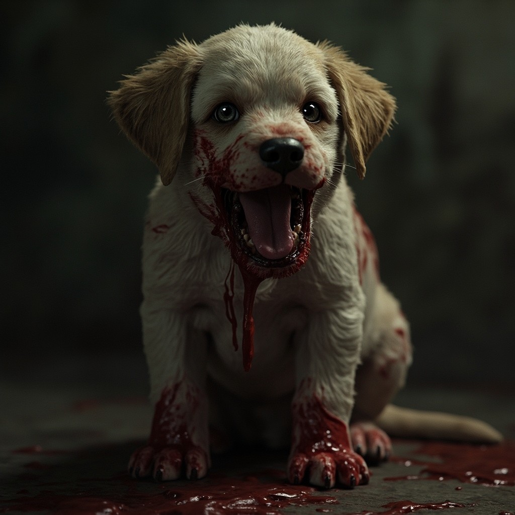 The Resident Evil Style Infected Puppy