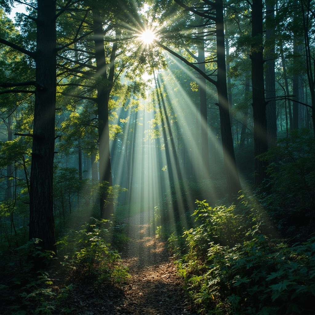 The Serenity of a Dense Forest
