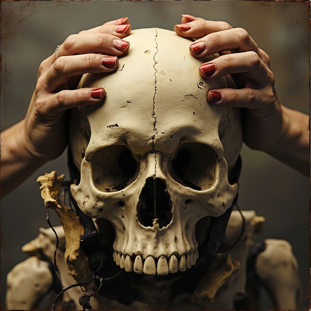 The Skull Being Held