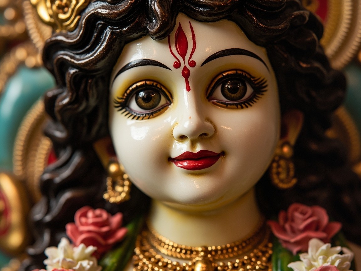 The Smiling Face of Lord Krishna