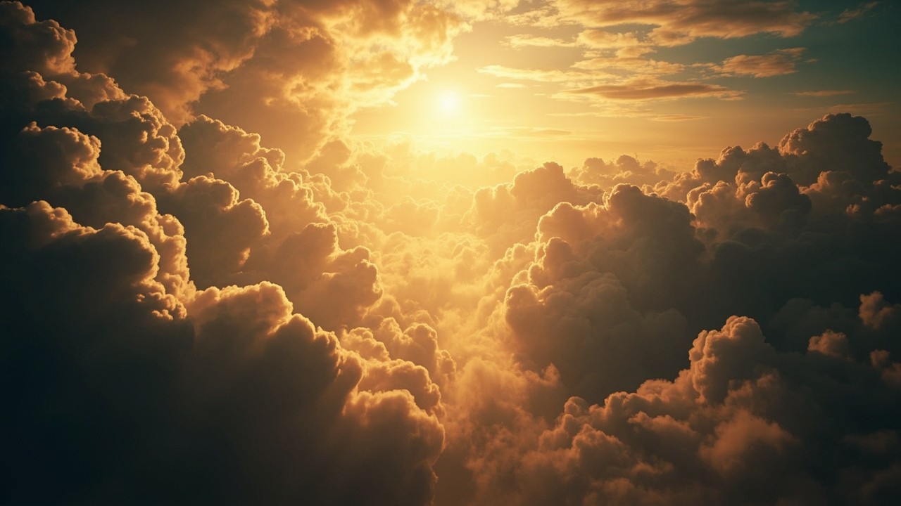 The Son of Man Arriving in Clouds with Glory