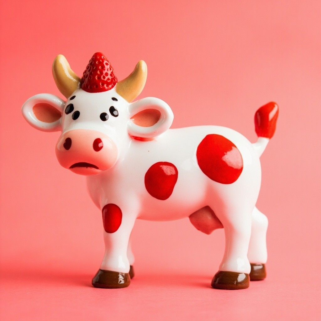 The Strawberry Cow Offering Strawberry Milk