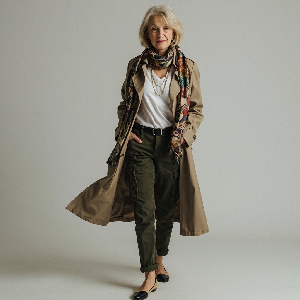 The Stylish Forty-Year-Old Woman in Chic Outfit
