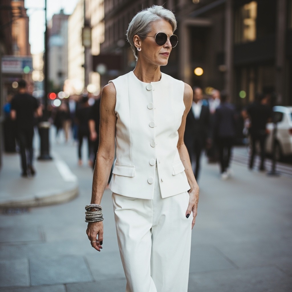 The Stylish Woman in Urban Setting