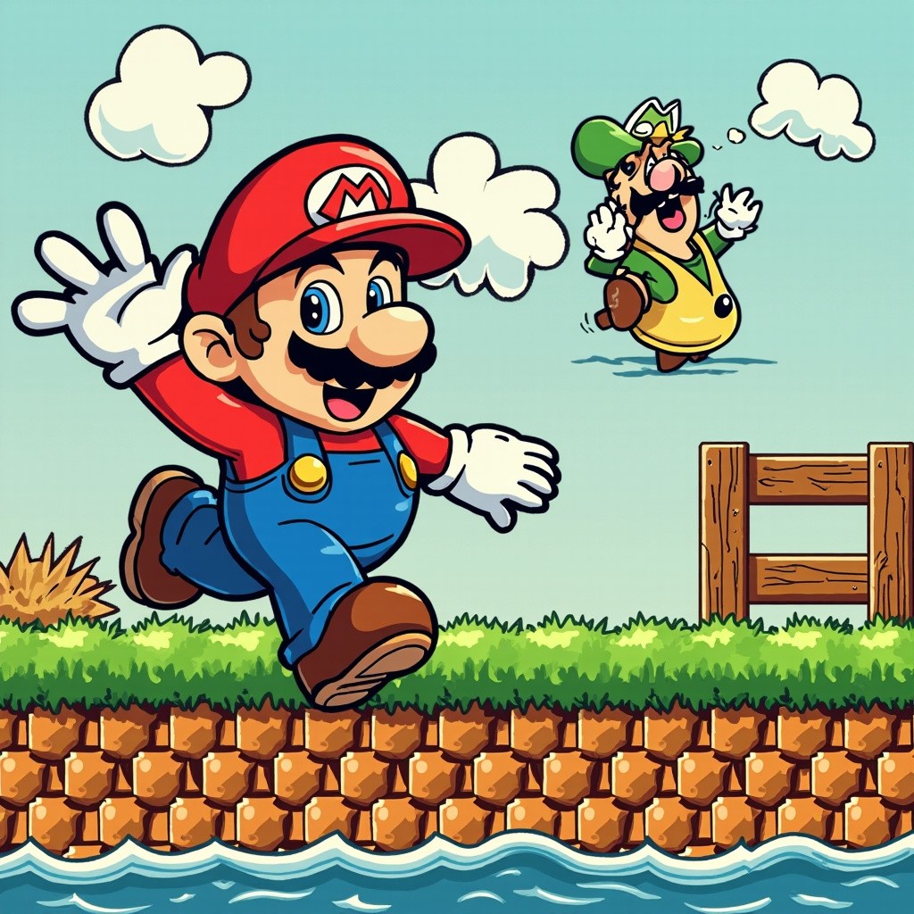 The Super Mario Bros Video Game
