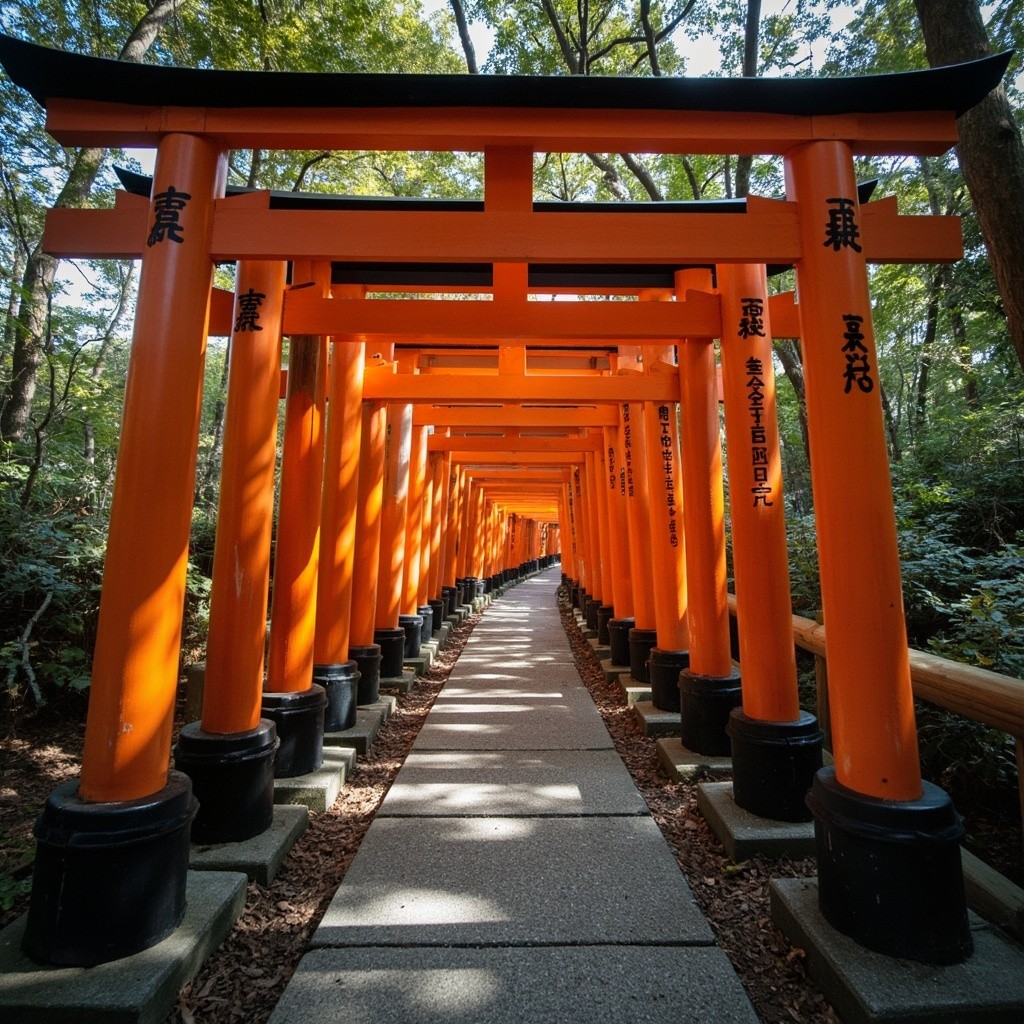 The Traditional Japanese Torii Gate