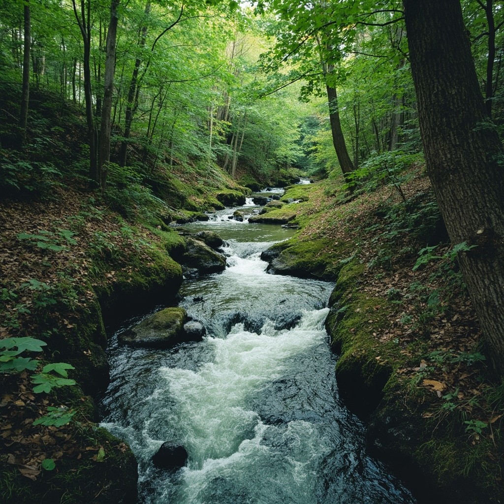 The Tranquility of Natural Rivers