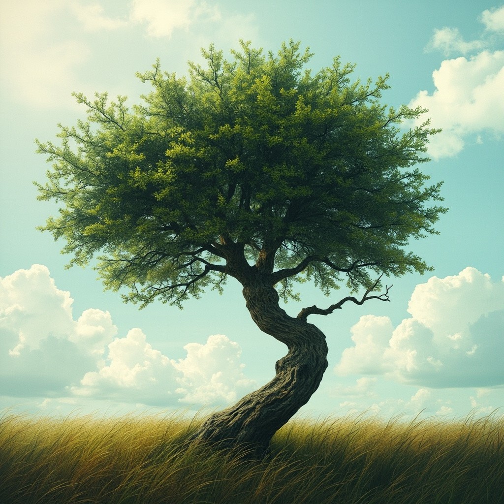 The Tree Swaying in the Wind