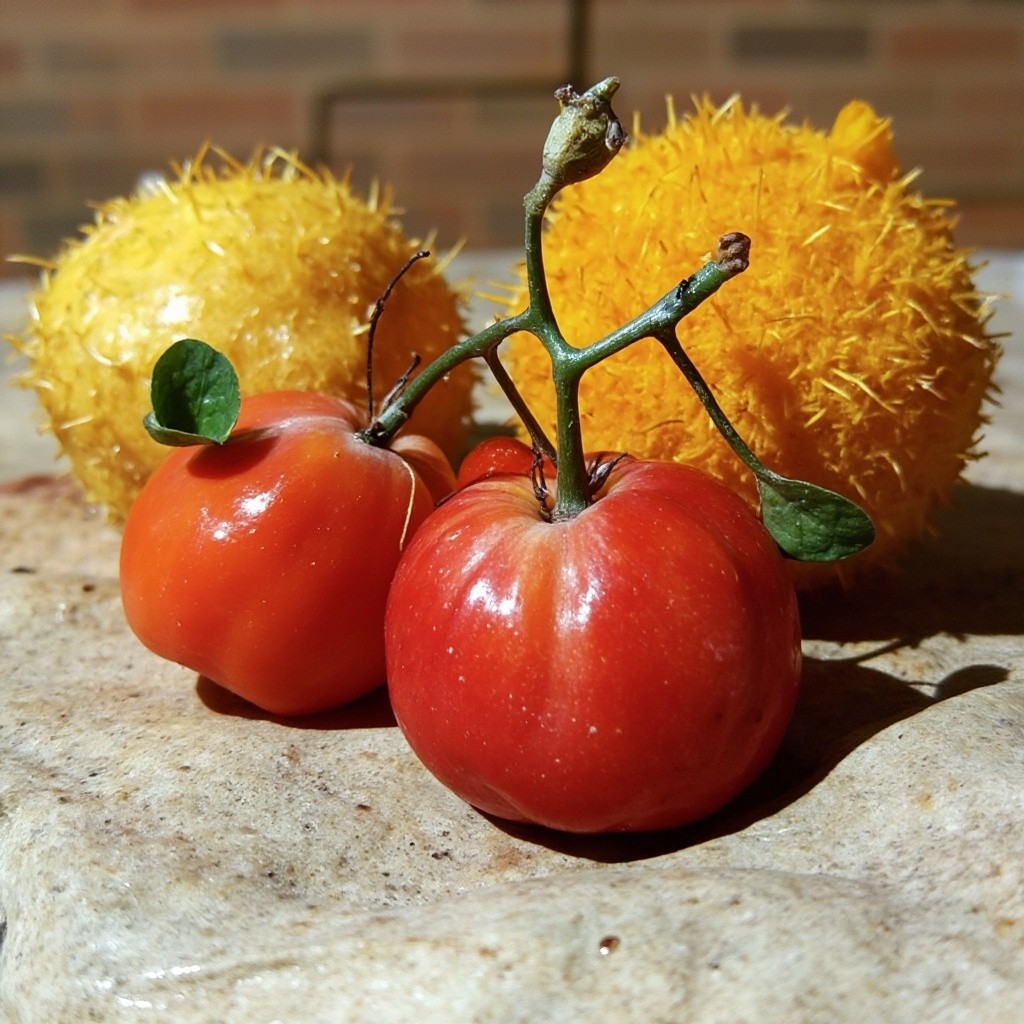The Variety of Colorful Fruits