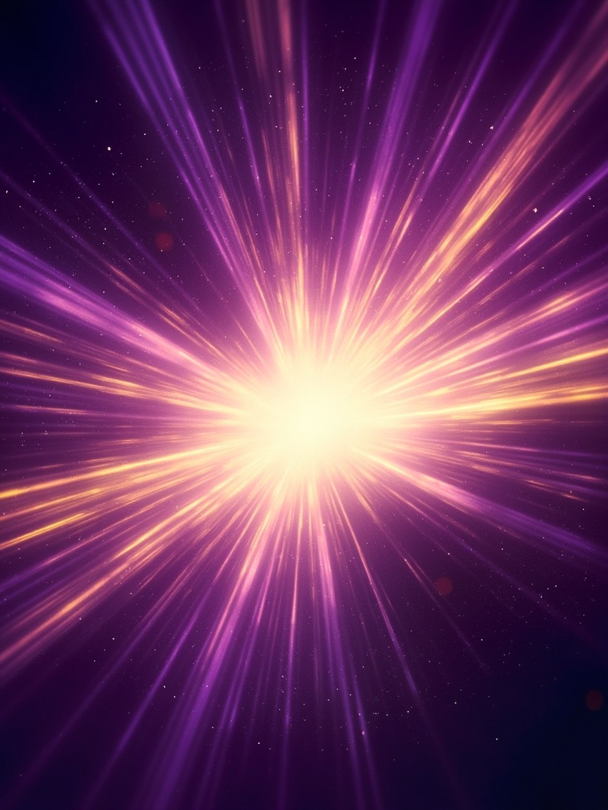 The Vibrant Cosmic Energy Vortex Digital Art
