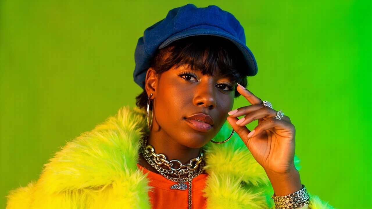 The Vibrant Fashionista in Green Faux Fur Coat