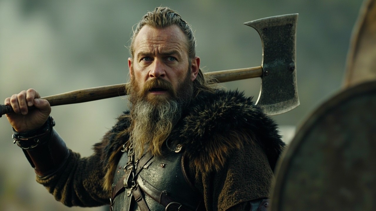 The Viking's Back with an Axe