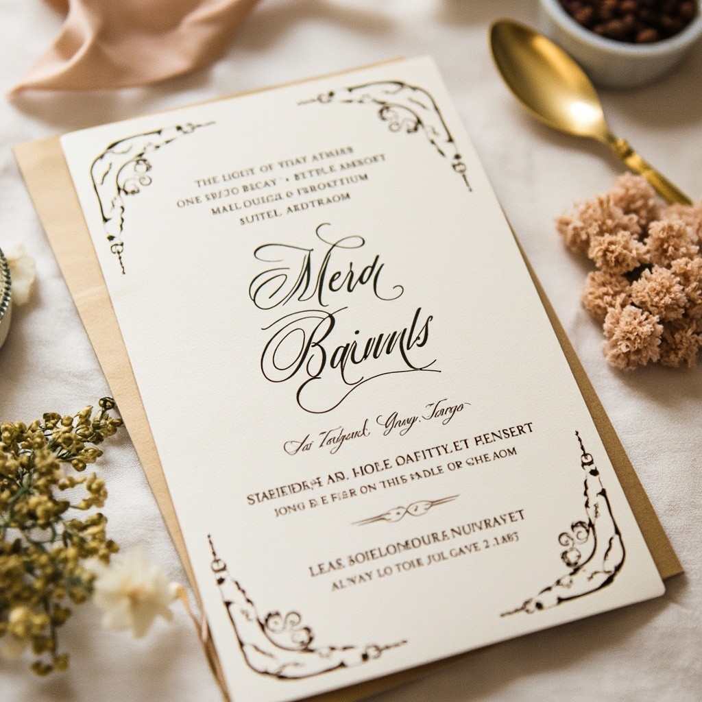 The Wedding Card Design Concept