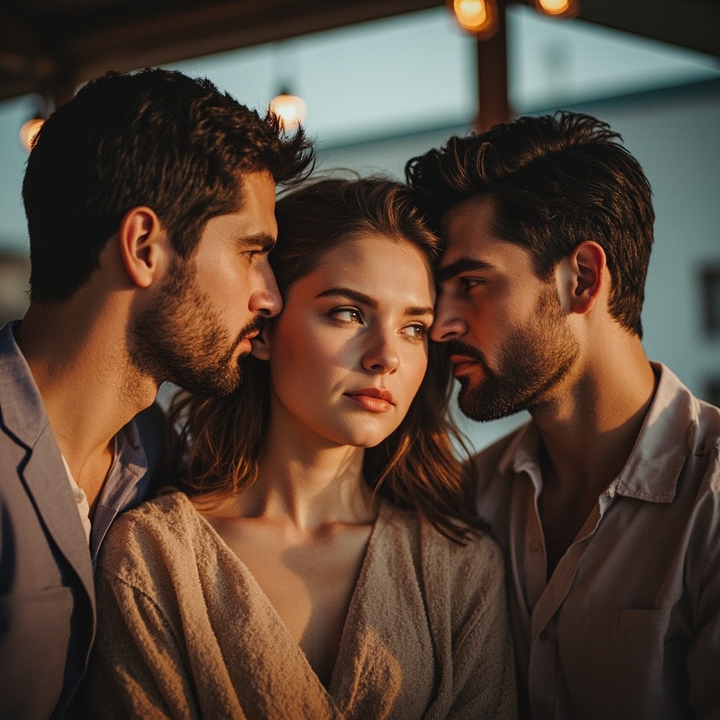 The Woman and Her Two Love Interests