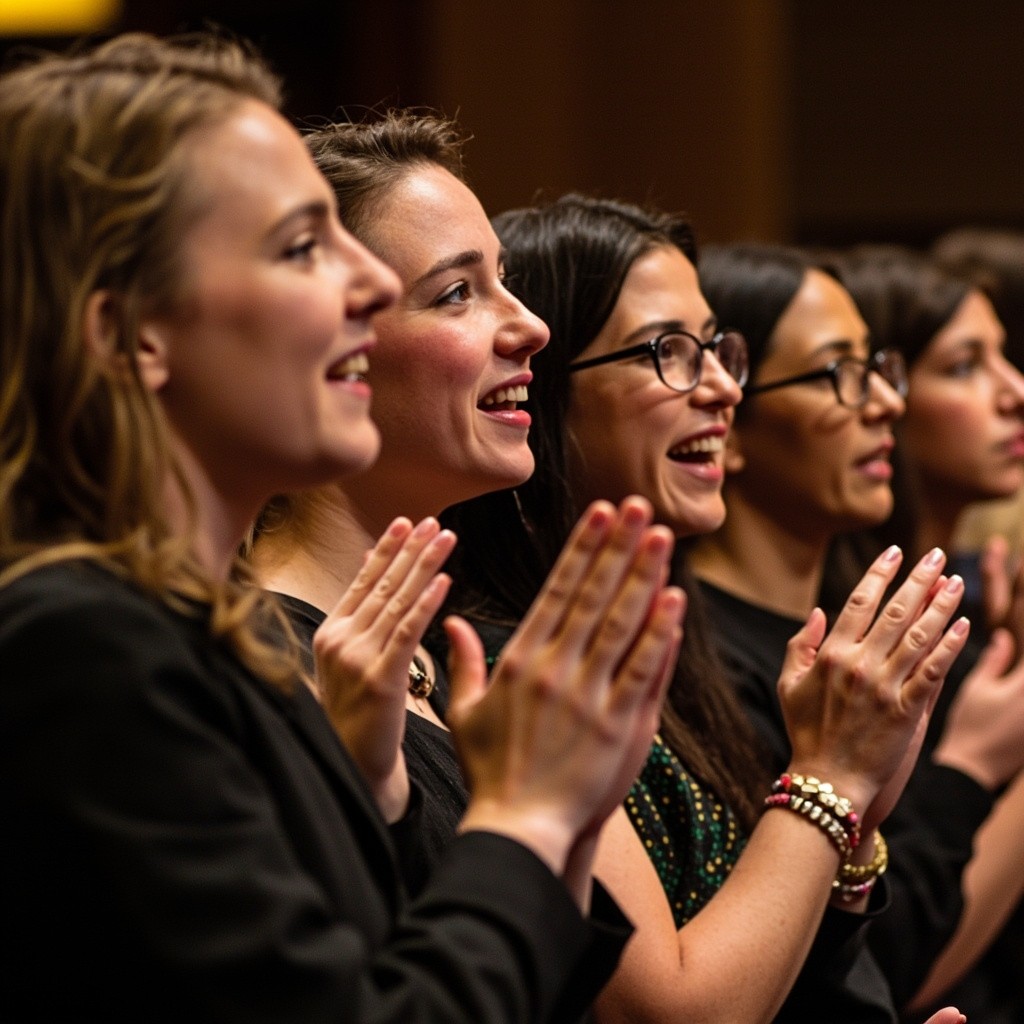 The Women's Group Applauding