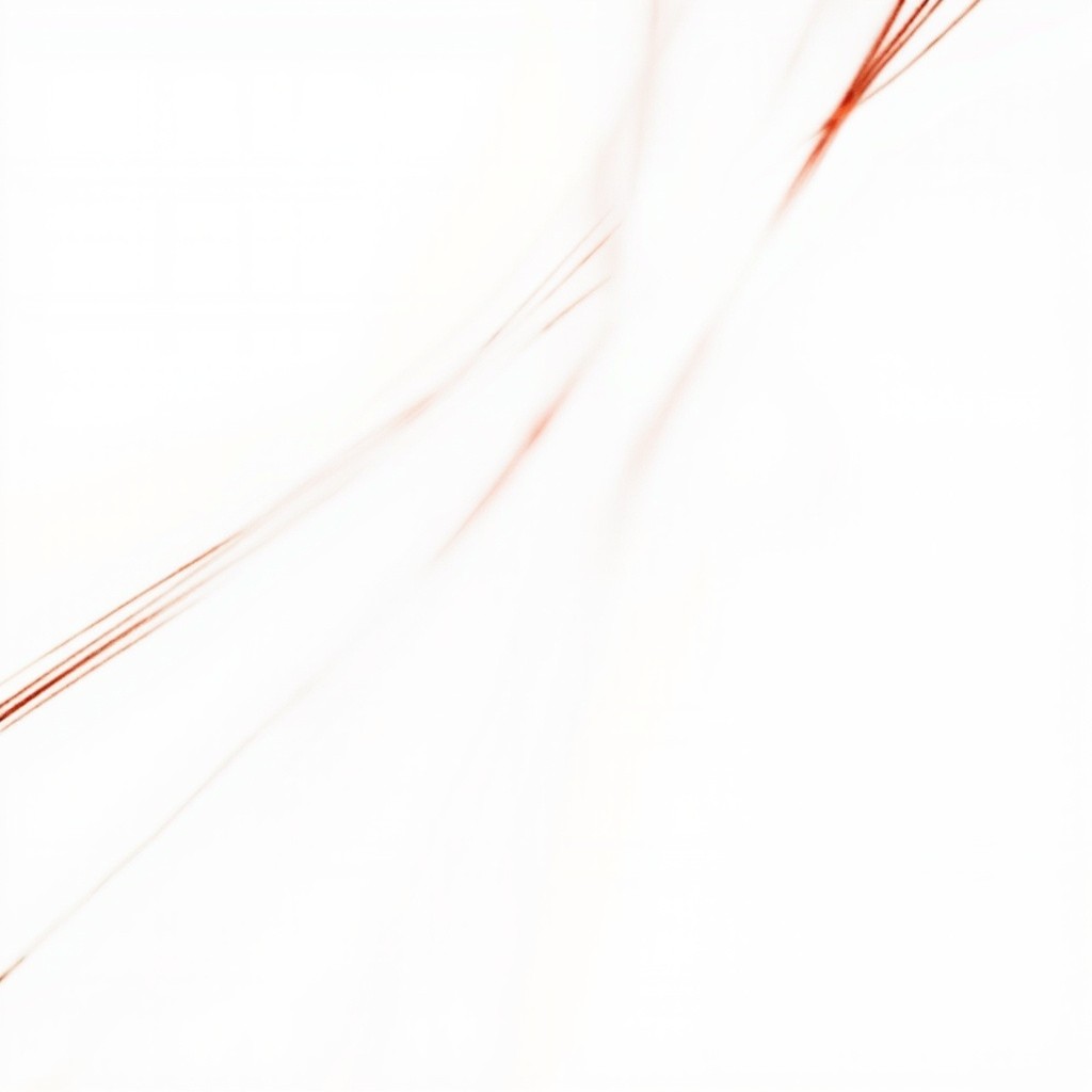 Thin Red Lines on a White Background
