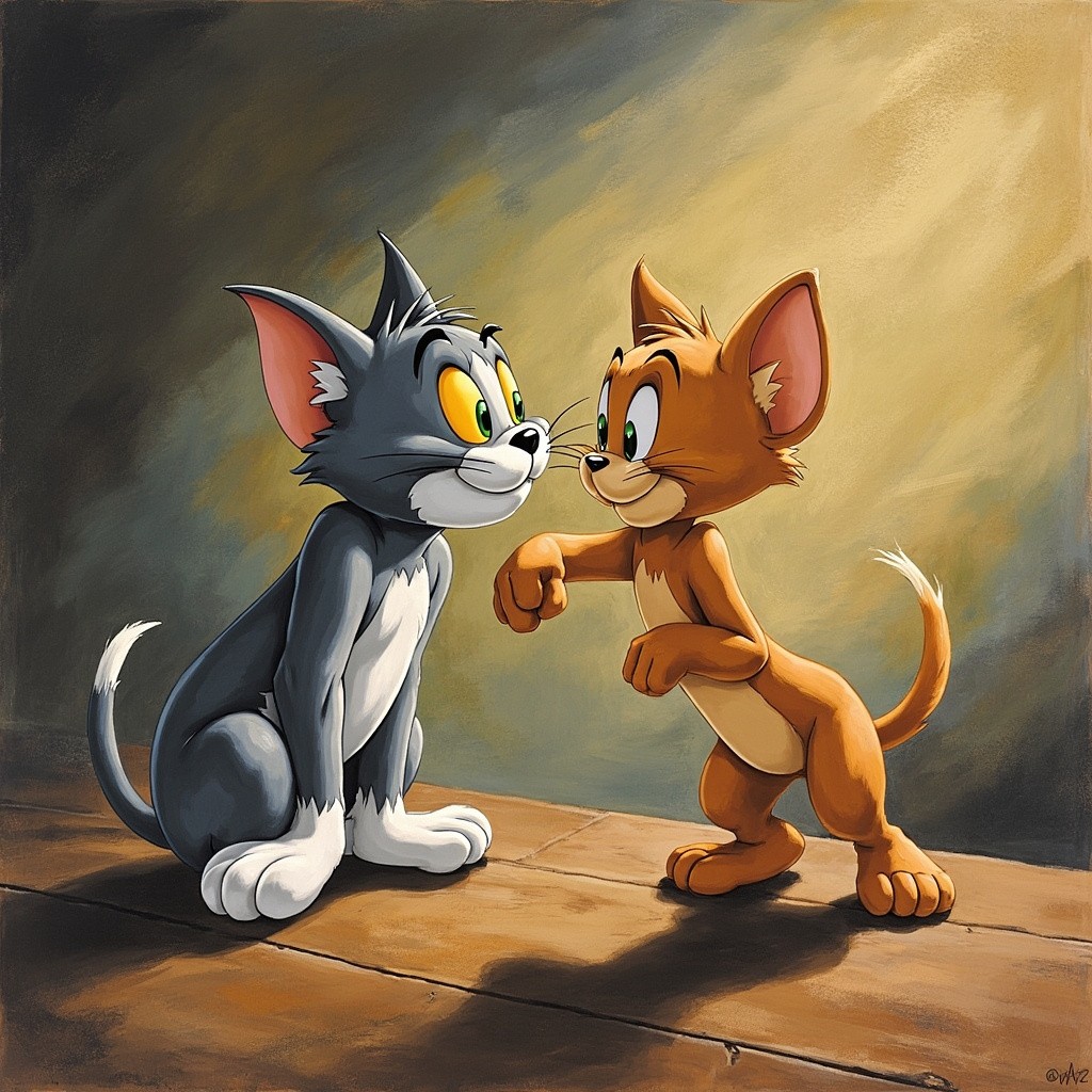 Tom and Jerry Cartoon Characters