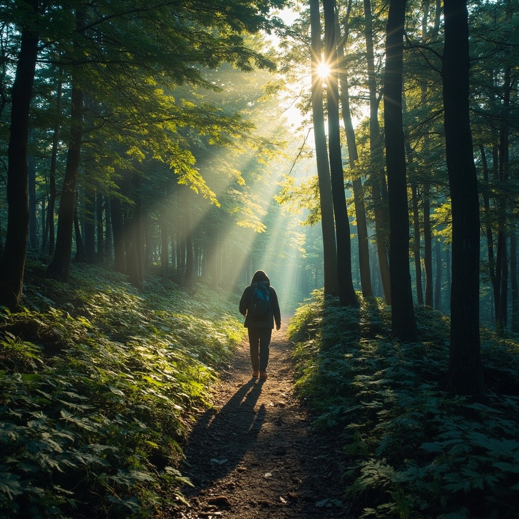 Walking Through the Forest